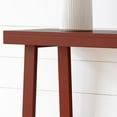 thumbnail image 3 of Kings Brand Furniture Emma Wood Console Sofa Table with Storage Shelf for Entryway, Hallway, Behind The Couch, Living Room, Foyer, Bedroom (Red, 44 inches), 3 of 5