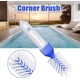 thumbnail image 5 of Limpiador de azulejos de mano para escalones de piscinas, bordes y espacios reducidos Cepillo para esquinas de piscinas y spas, 5 of 5