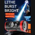 thumbnail image 2 of Faro LED Faro de pesca Sensor de movimiento Luz de camping (Negro rojizo) Hugtrwg Para estrenar, 2 of 9