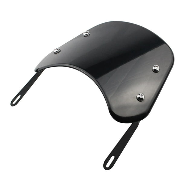 Frente 5-7 "motocicleta faro parabrisas Deflector de viento parabrisas Universal Negro kusrkot Parabrisas del faro