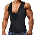 thumbnail image 6 of Lilvigor Men Sauna Sweat Waist Trainer Vest Neoprene Tank Top with Zipper for Weight Loss Workout Gym Exericise Fitness Corset Slimming Body Shaper Sauna Suits, 6 of 6
