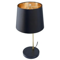 Franky  Black and Gold Accent Metal Table Lamp