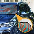 thumbnail image 6 of Iauyy Foldable Windshield Sun Shade for Cars, Interior Sun Protection for car UV Protection for Sedan/SUV/Truck, (S/M/L) Vortex Pattern, 6 of 8