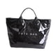 thumbnail image 2 of Bolsa de playa impermeable, elegante y reutilizable, para mujer, ideal para gimnasio, picnic, uso diario en la oficina. Negro, 2 of 9