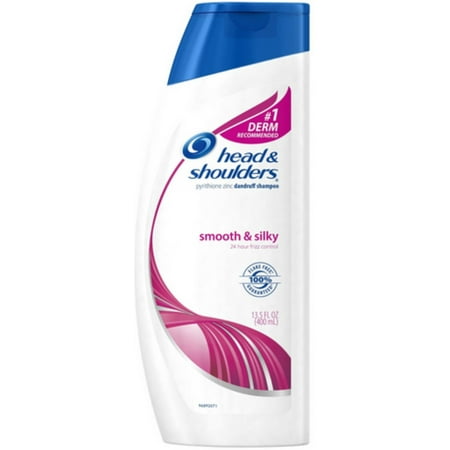Head & Shoulders Dandruff Shampoo, Smooth & Silky 14.2 oz (Pack of