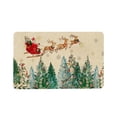 thumbnail image 2 of Christmas Absorbent Floor Mat for Kitchen and Bathroom | Non-Slip Entryway and Indoor Doormat | Decorative Holiday Rug for Living Room, Bedroom, and Doorway | Soft Polyester Home Mat, 2 of 6