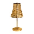 Retro Metal Table Lamp Bedside Night Light with Crystal Accents ...