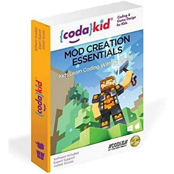 CodaKid Coding for Kids with Minecraft - Ages 8  Learn Real Java Computer Programming (PC & Mac)
