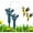 2pcs, variant on Battery/Solar Hummingbird Garden Ornament Flying Fluttering Hummingbird Figurines Butterflies Heron Garden Ornament Solar Stakes with Colibri for Gard