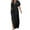 Black, variant on TJAZFJPA Silk Dresses for Women Women Sexy Slit V Neck Maxi Long Dress Effortless Maxi Long Dress Slit Lightweight Dress Black Maxi Dress Maxi Dresses for Women Long Sleeve