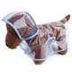 thumbnail image 1 of Chubasquero para mascotas Chubasquero de plástico ligero transparente con capucha para mascotas （azul, XL） JM, 1 of 5