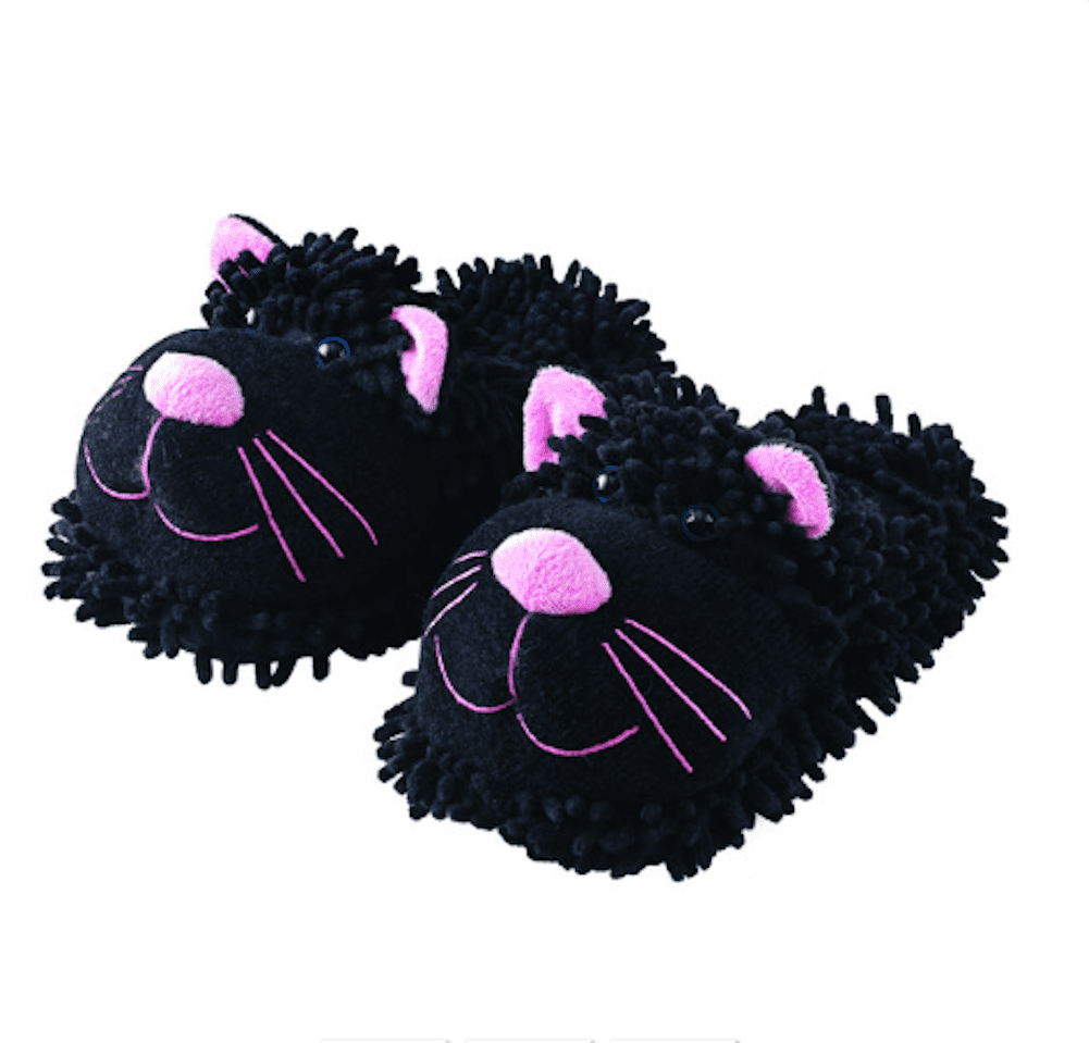 aroma home fuzzy friends slippers
