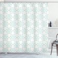 thumbnail image 1 of Ambesonne Ivory and Blue Shower Curtain, Monochrome Stars, 69"Wx84"L, Pale Blue and Ivory, 1 of 3