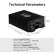 thumbnail image 4 of Amplificador de Potencia de Audio de 4 Canales, 12 V, 80 W X 4, Clase A/B, Procesador de Sonido Digital para Reproductor de Coche Android., 4 of 5