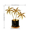 thumbnail image 2 of Hawaii Coconut Tree Ceramic Incense Burner, Black Bottom, 2 of 5