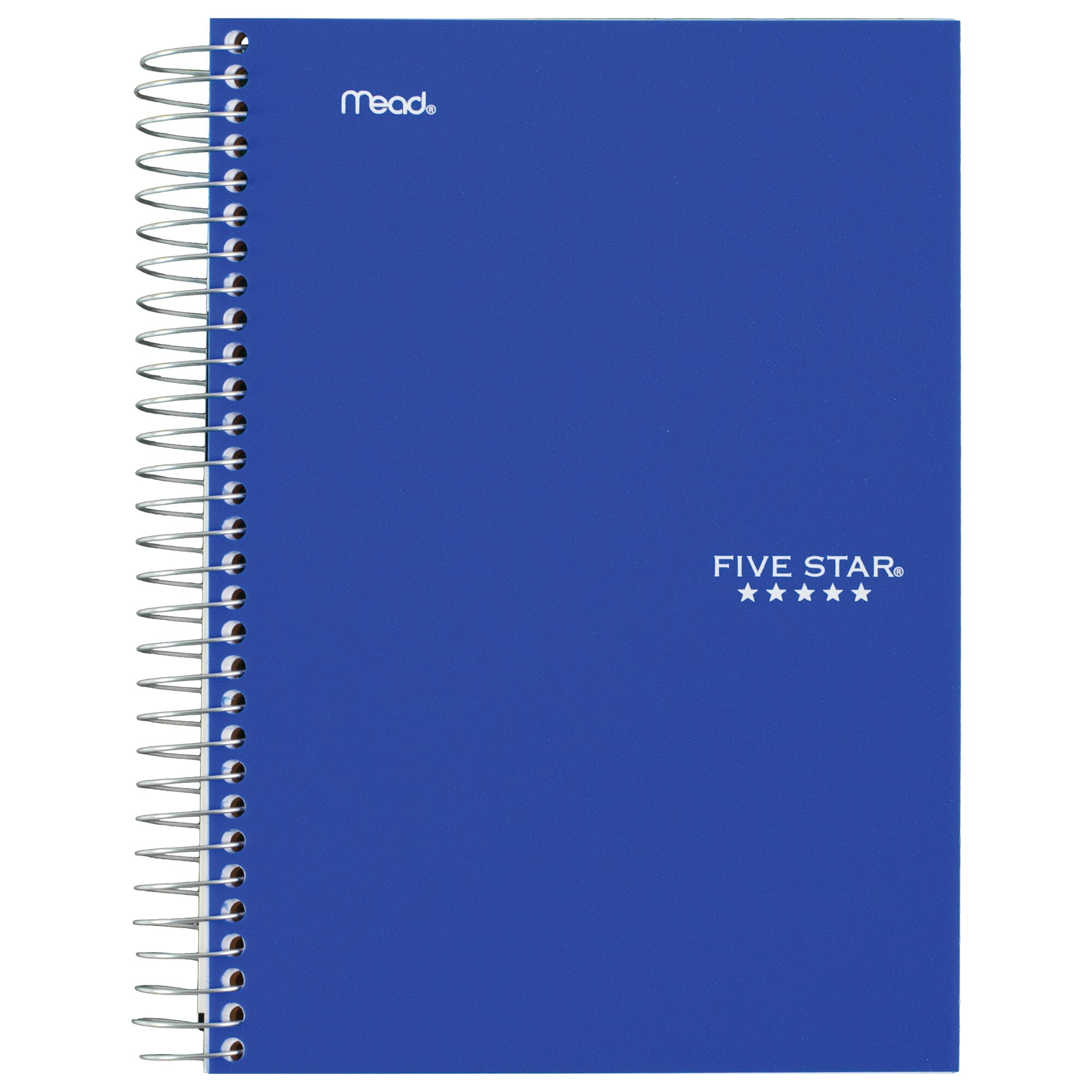 Five Star Wirebound Notebook 5 Subject College Ruled 9 12 x 6 6 Pack - Spiral