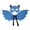 A002- Blue, variant on Bat Accessories Blue Non Woven All Ages Masquerade Mask Felt Bat Wings Set for Halloween Party Dress Up and Photo Activities