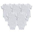 thumbnail image 1 of Kit de 5 Pañaleros Body Manga Corta para Niño Bebe Unisex Dara Baby  Beb004, 1 of 6