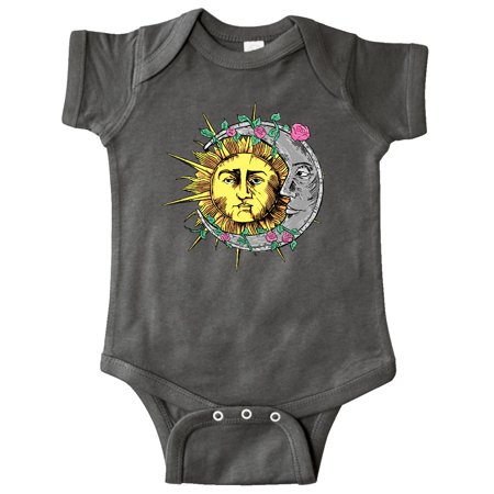 

Inktastic 1st Day of Spring Sun and Moon Equinox with Pink Flowers Gift Baby Boy or Baby Girl Bodysuit