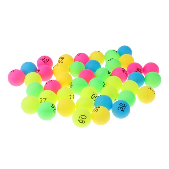 5 piezas de 4 mm de de cerveza Pong / de decoración, colores , opción de número impreso Número -5