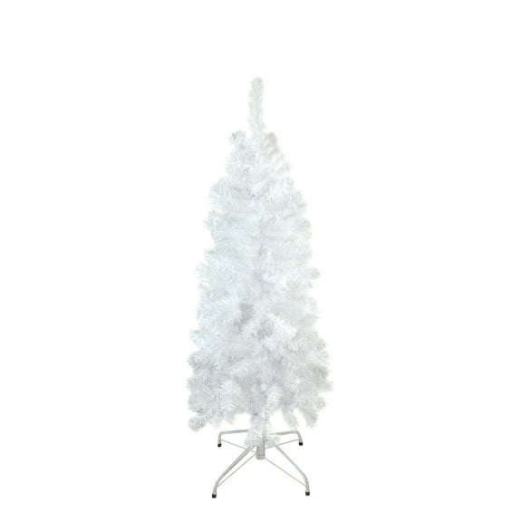Northlight Slim Winston Pine Artificial Christmas Tree - 4.5' - White - Unlit