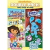 Dora and Blue's Clues Double Feature: Dora Musical School Days / Blue'sBig Musical Movie (DVD)