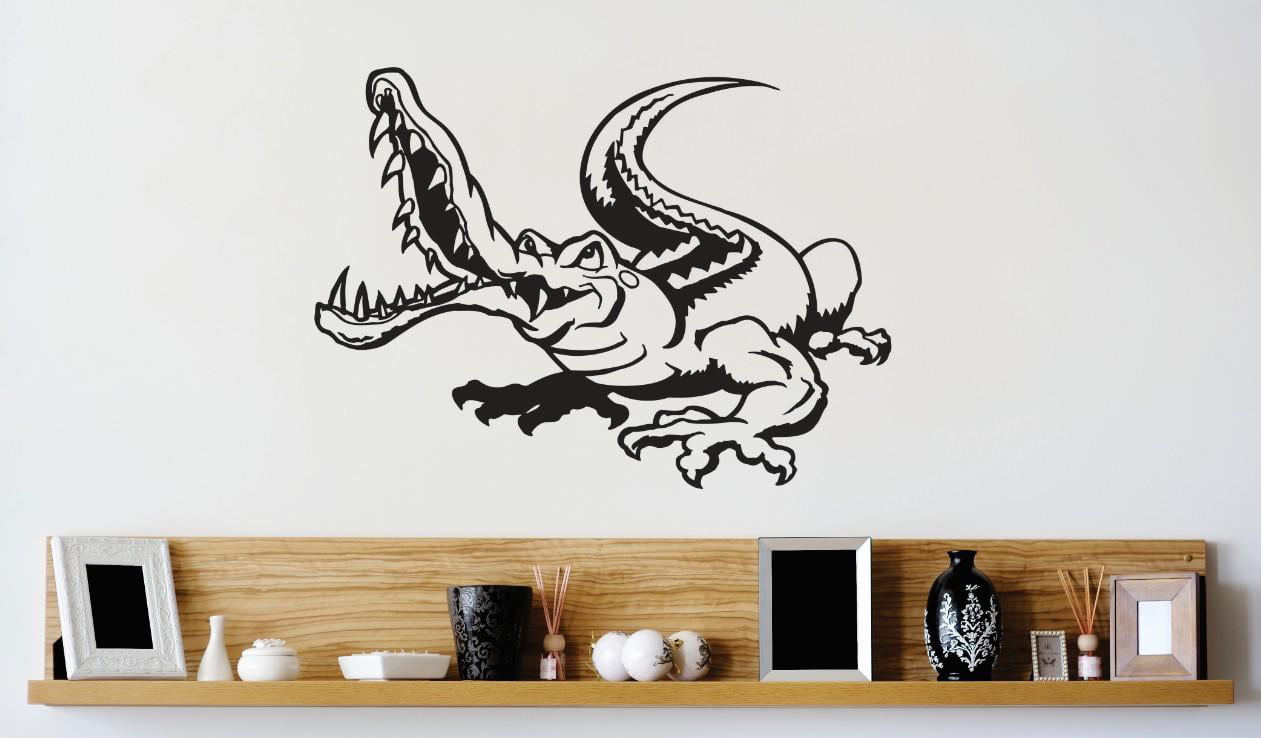 Details about   3D Crocodile I24 Animal Wallpaper Mural Poster Wall Stickers Decal Angelia