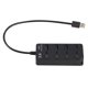 thumbnail image 1 of Concentrador USB 3 Negro 4 Puertos Baoblaze, 1 of 7