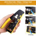 thumbnail image 2 of YISITIAN RJ45 Crimping Tool Kit Ethernet Crimp Tool Set (Yellow) CJ919-64832, 2 of 8