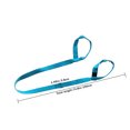 thumbnail image 4 of Yuarrent Correa para esterilla de Yoga, cinturón de hombro deportivo Flexible, equipo de Fitness sólido, bolsa transportadora, correas Uniforme atlético Lago azul, 4 of 6