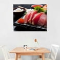 thumbnail image 2 of COMIO Art Wall Painting Tuna sashimi Photos Posters Prints Beautiful Pictures Canvas for Home Decorations Gift, 2 of 4