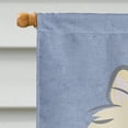 thumbnail image 3 of Carolines Treasures BB1393CHF Pomeranian Welcome Flag Canvas House Size, 3 of 4
