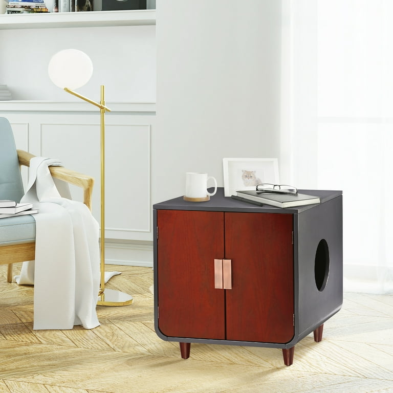 Dyad cat litter box enclosure top