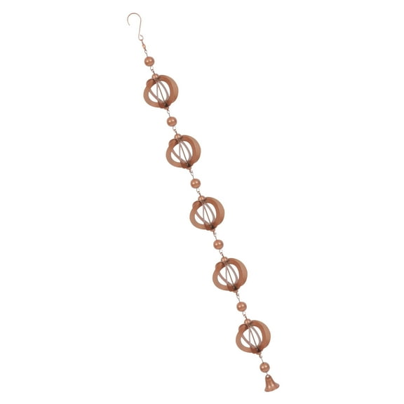 Masteelf  Black Rain Chains for Gutters Large Wind Chimes Outdoor