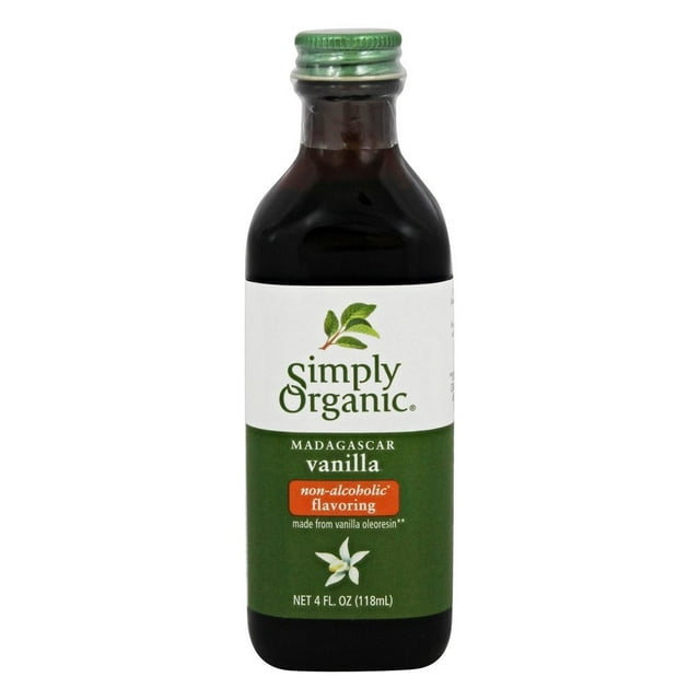 Simply Organic - Madagascar Vanilla Non-Alcoholic Flavoring - 4 fl. oz.