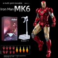 thumbnail image 3 of Figura de acción de Tony Stark modelo Iron Man Mk43 Marvel Legends Mk42 War Machine 1/10 Mk50 Mk2 Mk3 Mk4 Mk5 Mk6 Mk7 original nueva, 3 of 5