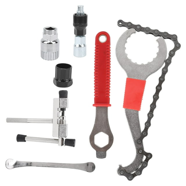 Bike Repair Tool,7Pcs Multifunctional Bicycle Flywheel Bicycle Cassette Removal Kit Sprocket Remover Exquisite Design