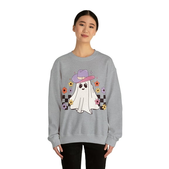 Halloween Sweatshirt for Women & Men, Trendy Halloween Fall Long Sleeve