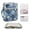 Blue - Daisy, variant on ZUXONGSY Rose Print Extra-Large Quilted Bible Cover for Women with Carrying Handles, Organized Storage for Study Supplies, Meaningful Christian Gift