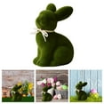thumbnail image 2 of CHUANK 3/2/1pcs Easter Decorations Pastel Flocked Easter Bunny Decor Spring Table Centerpieces Indoor Decor Bunnies Decoration Set for Home Party, 2 of 6