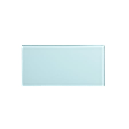 WS Tiles - Sample - Peel & Stick 3" x 6" Glass Subway Tile in Baby Blue