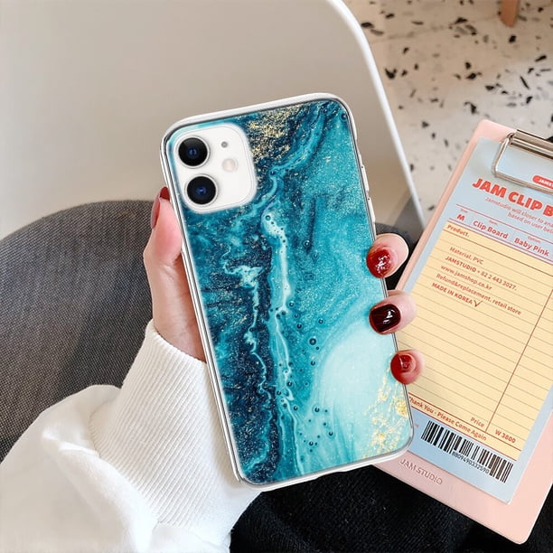 Funda de teléfono con diseño de mármol a la moda para iPhone 13 12 11 14 Pro Max 7 8 6 6S Plus X XR XS Max 12 Mini 5 5S SE, bonita funda de TPU suave Tan Jianjun unisex