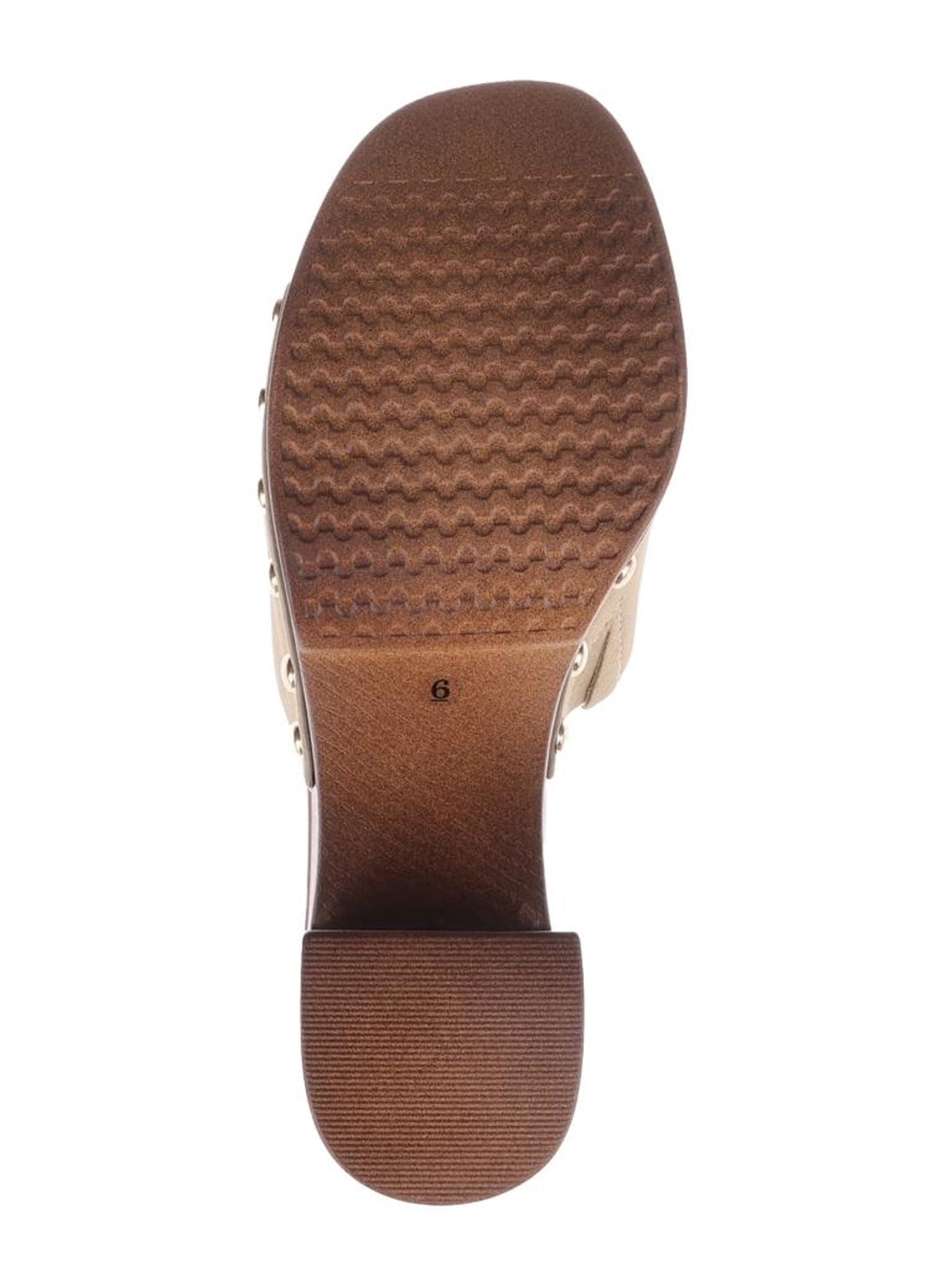 Mia Too Women's Studded Slide Heeled Clog