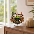 thumbnail image 4 of Halloween Ghost Decorations, 360 Degree Rotating 2D Ghost Figurine with Cute Desktop Design, Halloween Tabletop Ornament for Home Office Classroom Party Decor Spooky Holiday Display, 4 of 7