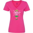 thumbnail image 3 of Inktastic Funny Christmas I'm the Sassy Elf with Shoes and Hat Women's V-Neck T-Shirt, 3 of 5