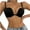 Black, variant on KIHOUT Deals Woman Breast-receiving Bra Without Steel Rings Vest Underwear
