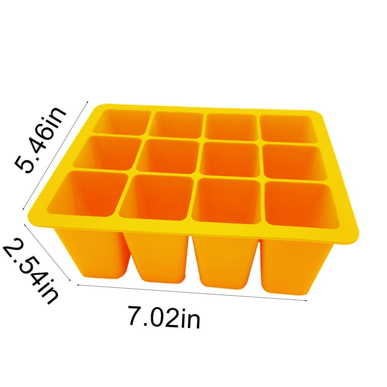 Silicone Seeds Starter Tray Seeds Starting Trays With 12 Cells