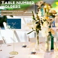 thumbnail image 5 of Table Number Holders 10Pcs - 8.75 Inch Place Card Holder Tall Table Number Stands for Wedding Party Graduation Reception, 5 of 7
