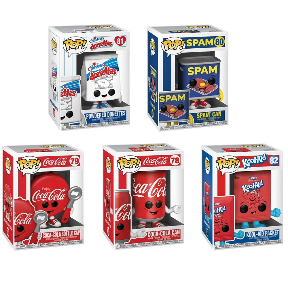 Funko POP! Foodies Vinyl Figures SET OF 5 (Spam Can, Kool