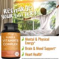thumbnail image 3 of Super B Complex Vitamins - with B1, B2, B3, B5, B6, B12 - Supports energy, boosts immunity, and promotes metabolism - 120 Capsules, 3 of 8